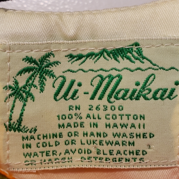 Vintage Dress Ui-Maikai 1960s Beautiful Dress Girlfriend Gift Hawaii - Picture 4 of 5